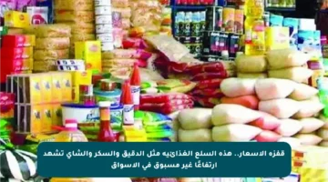 قفزة الأسعار.. هذه السلع الغذائية مثل الدقيق والسكر والشاي تشهد ارتفاعًا غير مسبوق في الأسواق